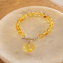 Charger l'image dans la galerie, Bracelet-Ambre-Coeur
