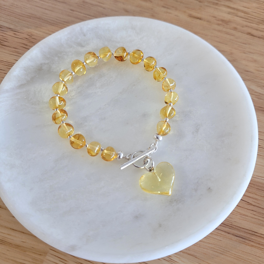 Bracelet-Ambre-Coeur