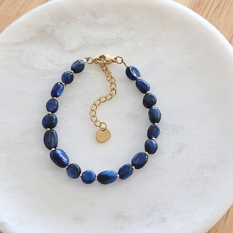 Bracelet Cyanite Grains