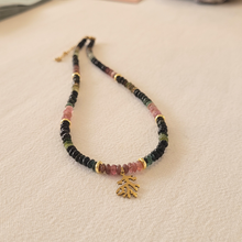 Charger l'image dans la galerie, Collier Ras de Cou Tourmaline Melon d'eau
