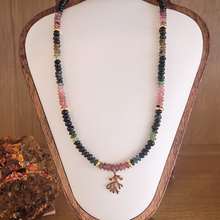 Charger l'image dans la galerie, Collier Ras de Cou Tourmaline Melon d'eau
