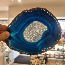 Charger l'image dans la galerie, Grande tranche d'Agate bleue
