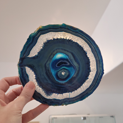 Tranche Agate N°4 - Pièce Unique