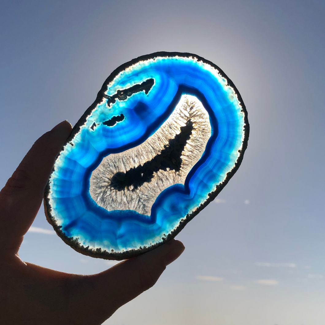 AGATE BLEUE