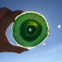 Charger l&#39;image dans la galerie, Tranche Agate Verte - Pièce Unique
