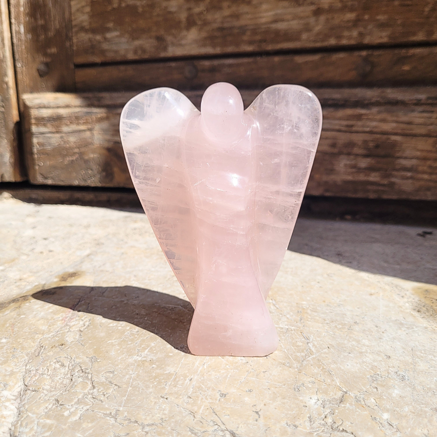 ange en quartz naturel