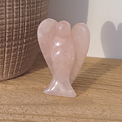 Ange en Quartz Rose 5 cm