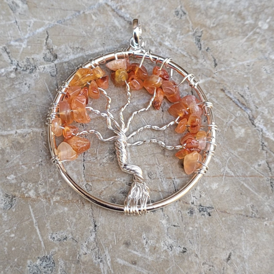 arbre de vie cornaline