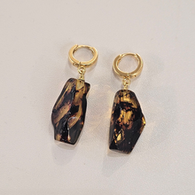 Charger l&#39;image dans la galerie, boucles d&#39;oreilles uniques en ambre
