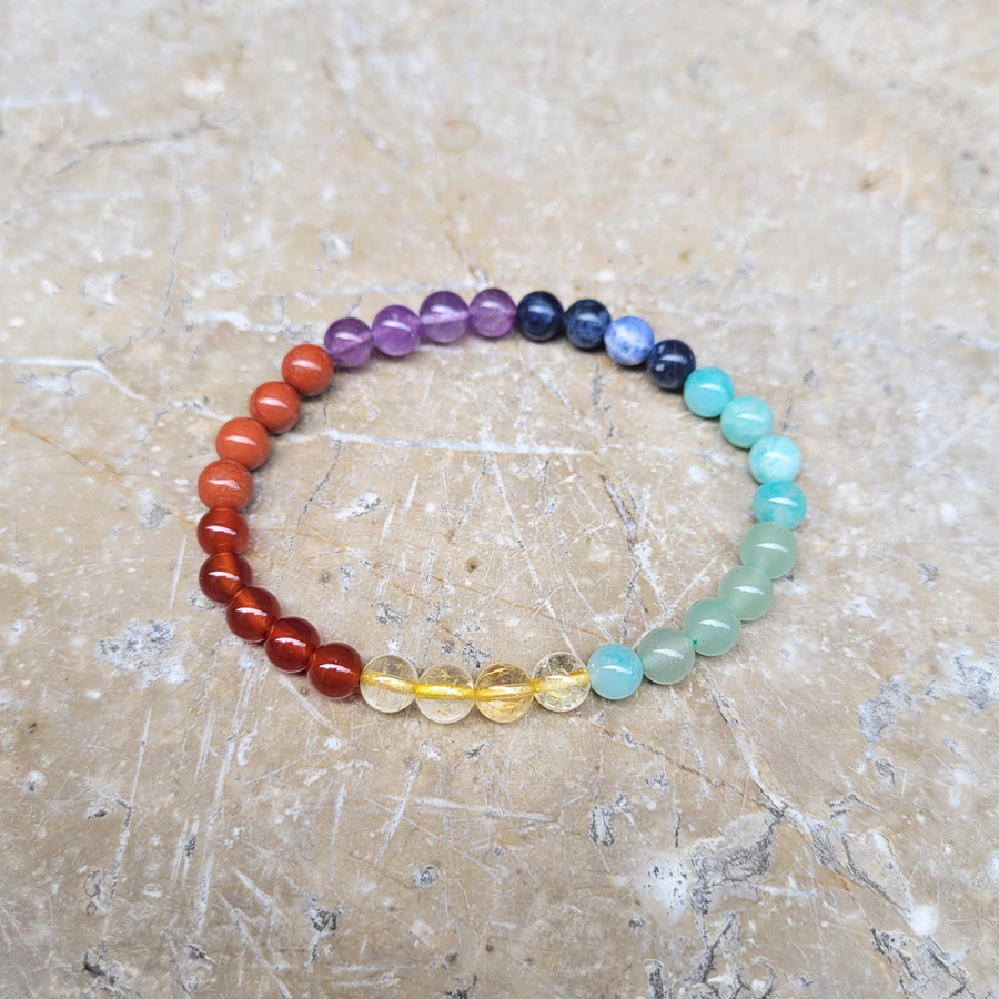 Bracelet 7 Chakras en pierres naturelles