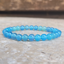 Charger l&#39;image dans la galerie, bracelet agate bleue seduction
