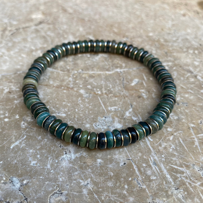Bracelet Agate Mousse Perlines