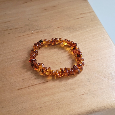 Bracelet Ambre foncé Enfant