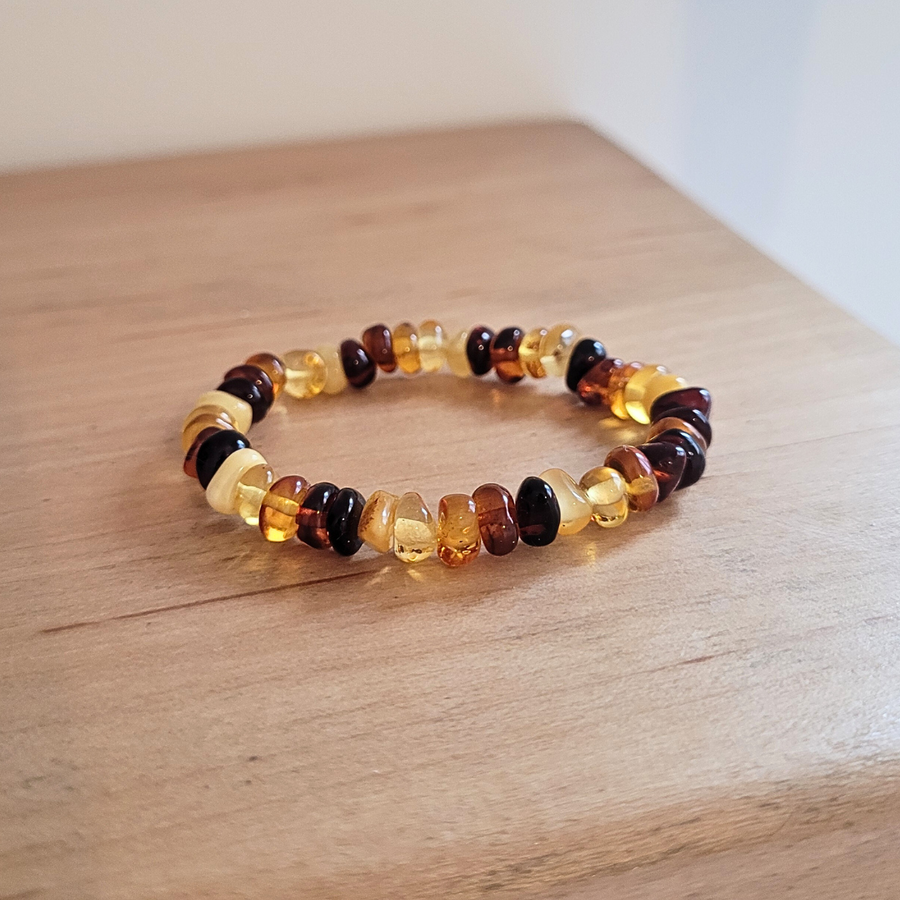 bracelet ambre naturelle enfant