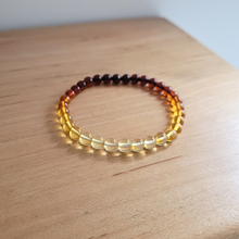 Charger l'image dans la galerie, bracelet ambre premium arc en ciel
