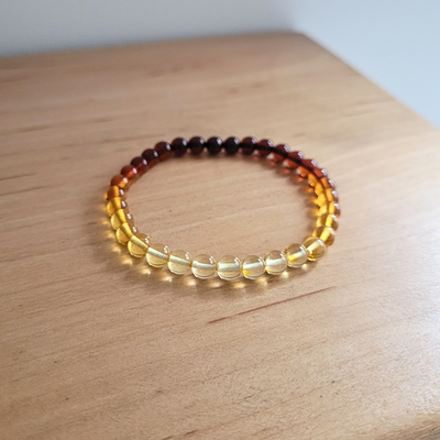Bracelet Ambre Premium Perles - ClairObscur