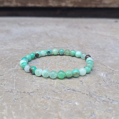Bracelet Chrysoprase 6 mm