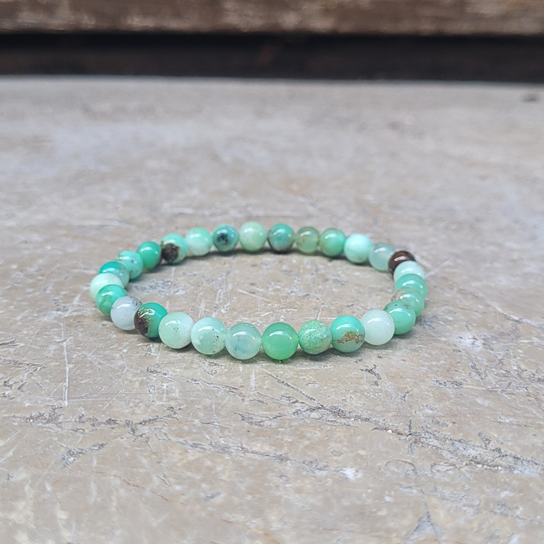 bracelet chrysoprase