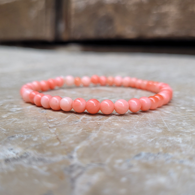 Bracelet Corail perles 4mm