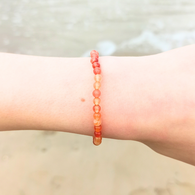 Bracelet Cornaline enfant - Créativité