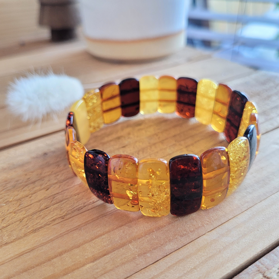 Bracelet en ambre