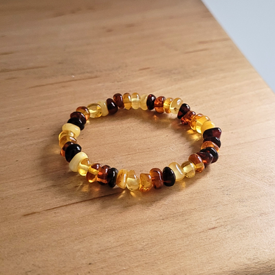 Bracelet Ambre Tricouleur enfant