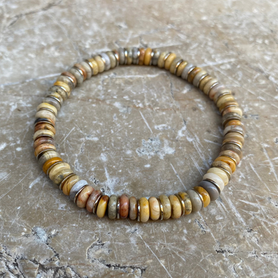Bracelet Jaspe Paysage - Renouveau et Ancrage