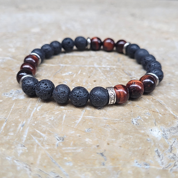 Bracelet force et protection en oeil de taureau