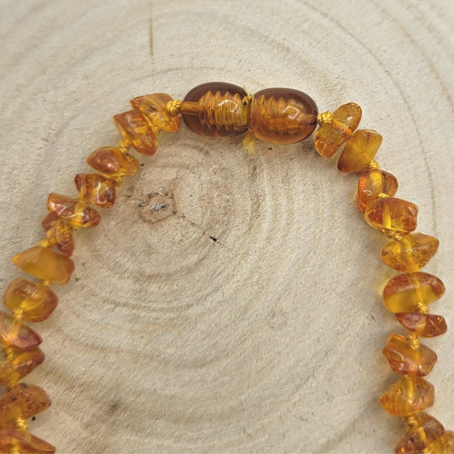 collier ambre bébé