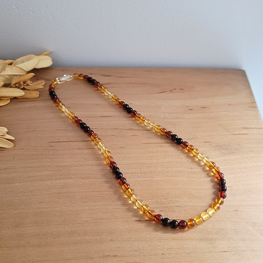 Collier Ambre Premium - Multiperles