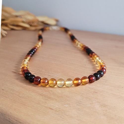 Collier Ambre Premium - Multiperles