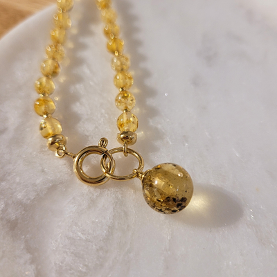 Collier en Ambre - Pièce unique