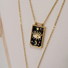 Charger l&#39;image dans la galerie, Pendentif Porte Bonheur Œil protecteur - Noir
