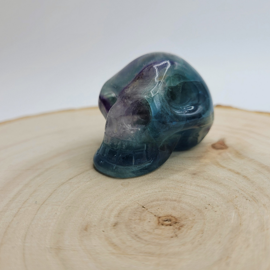 Crâne en Fluorite