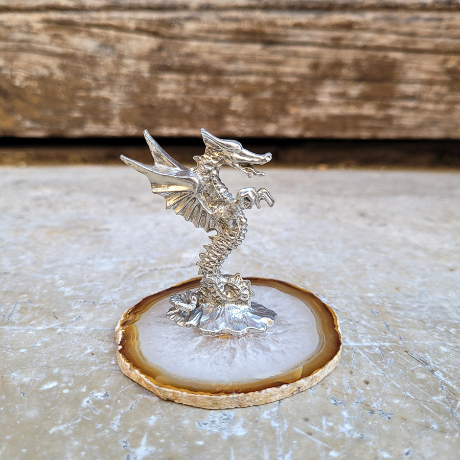 figurine dragon en etain