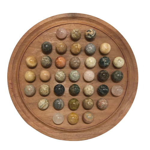 solitaire en pierres naturelles