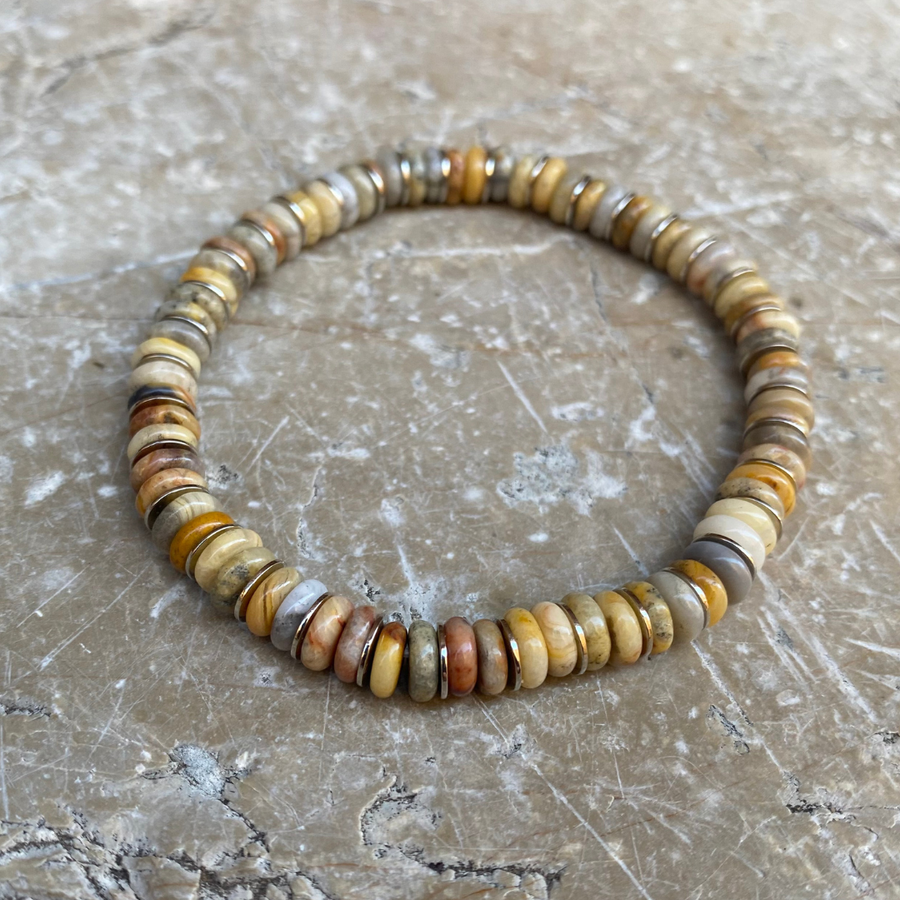 Bracelet Jaspe Paysage 