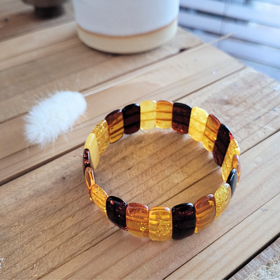 Bracelet en Ambre foncé