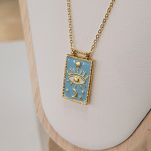 Charger l&#39;image dans la galerie, Collier Œil protecteur - Porte Bonheur - Bleu
