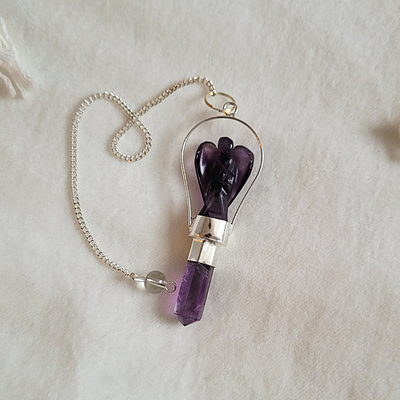 Pendule Ange Améthyste
