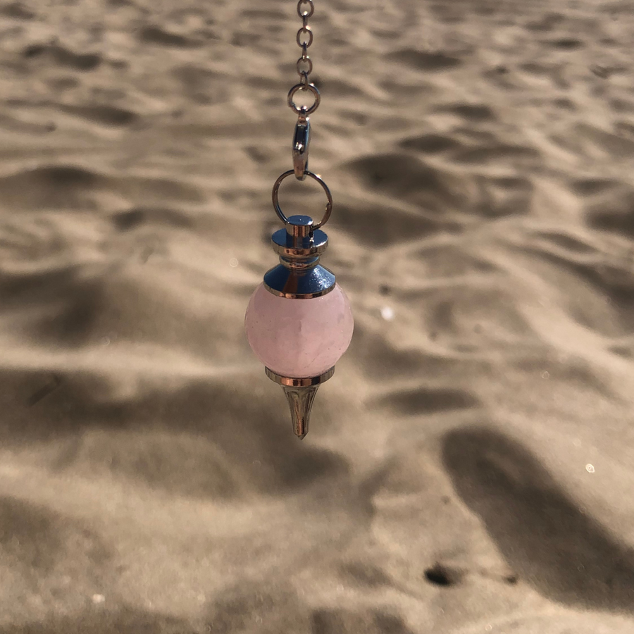Pendule Sphère Quartz Rose- Sephoroton