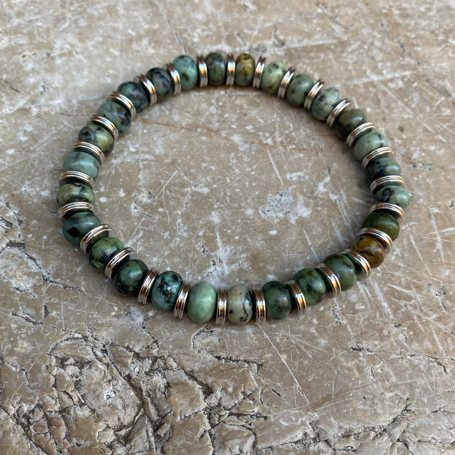 bracelet turquoise africaine familystones