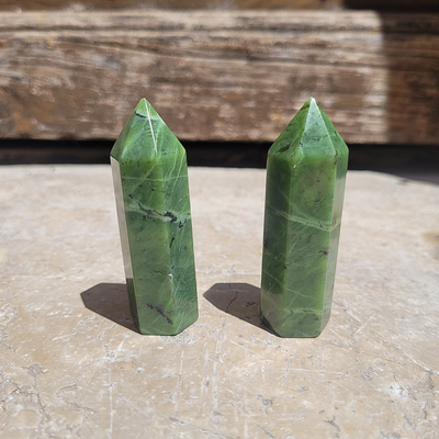 Obélisque/Pointe Jade Néphrite