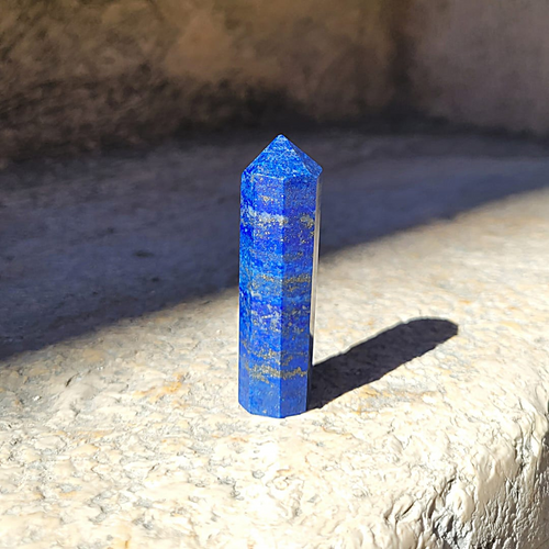pointe en lapis lazuli