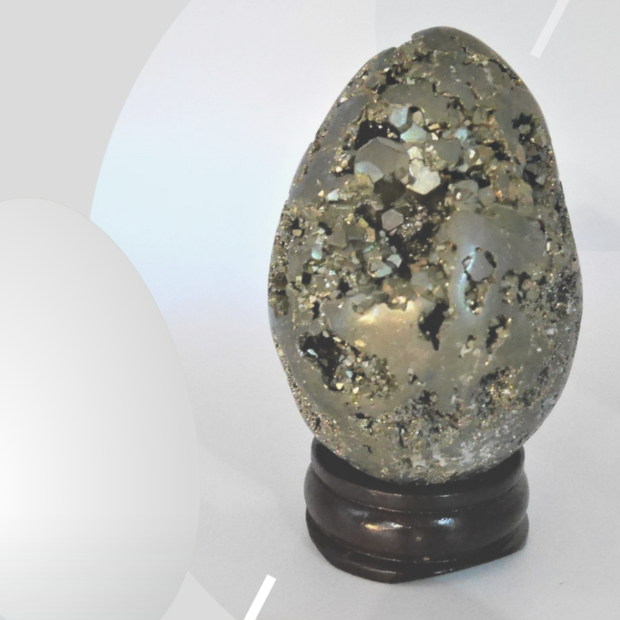 pyrite en forme d'oeuf