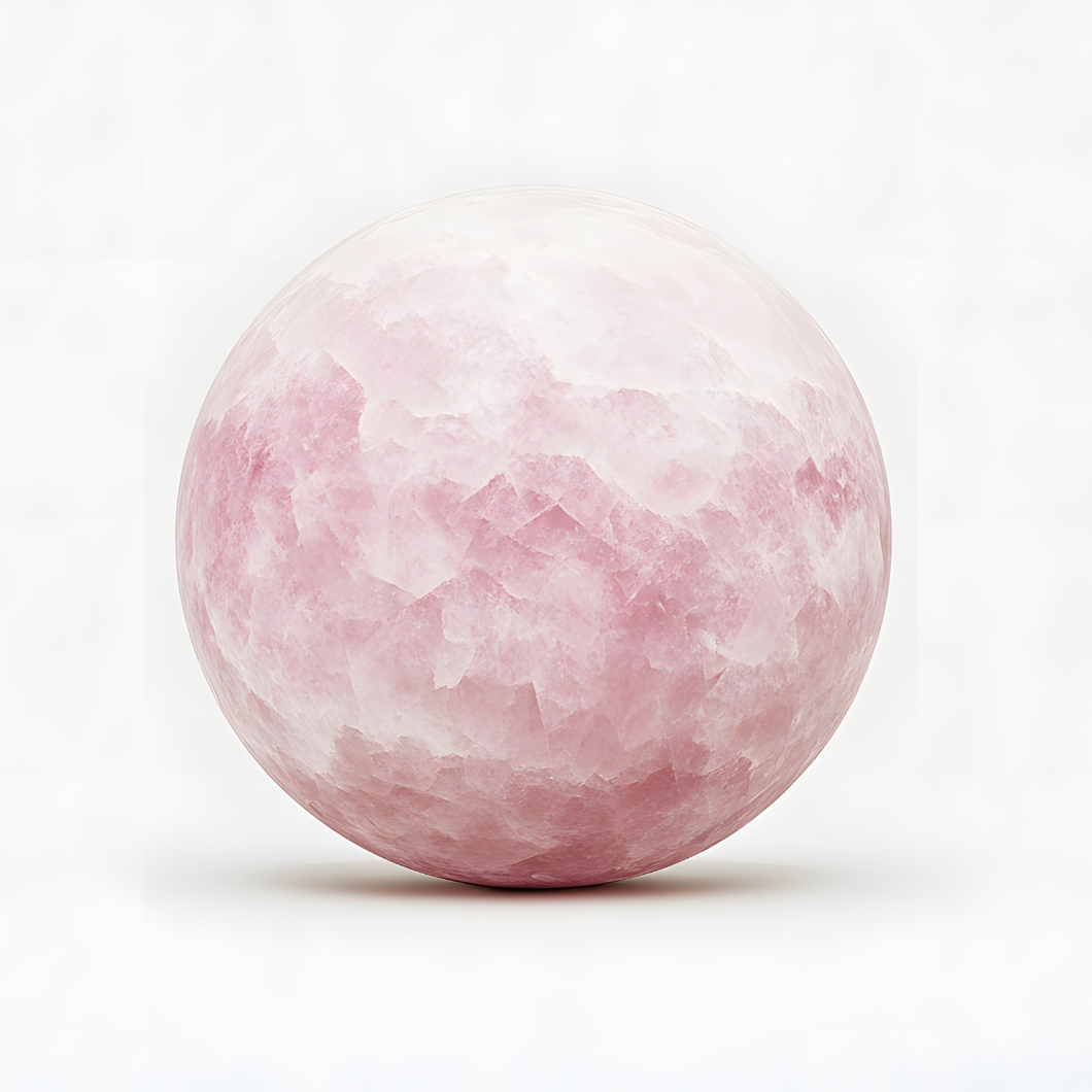 Sphère en Quartz Rose Diamètre 6 cm
