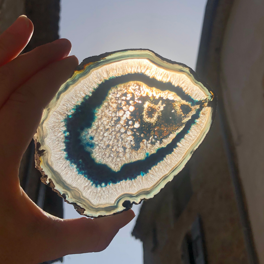 agate bleue 