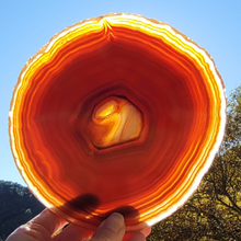 Charger l&#39;image dans la galerie, Grande tranche Agate Orange
