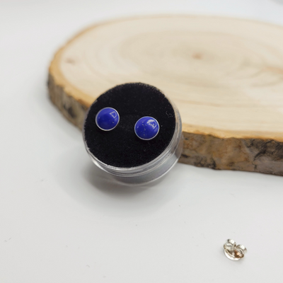 Puces d'oreilles en Lapis Lazuli