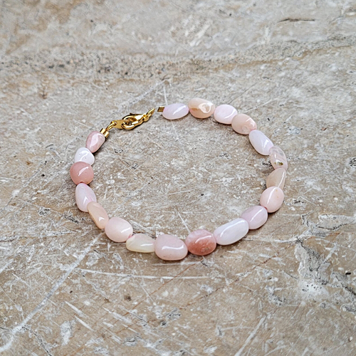 Bracelet Opale Rose Grains